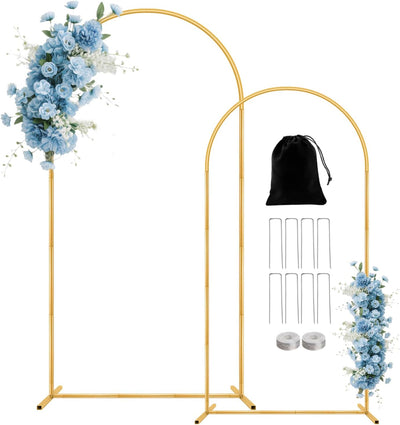 Soporte arco metal boda 7.2ft 6ft set 2
