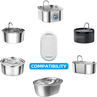 Filtro agua gato 16 pzas para 67oz/2L y 108oz/3.2L carbón activado
