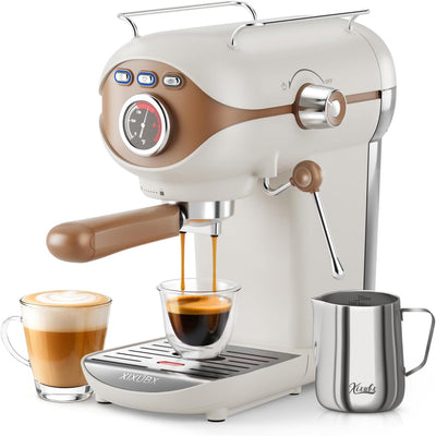 Cafetera Espresso 20 Bar Espumador Leche Hogar