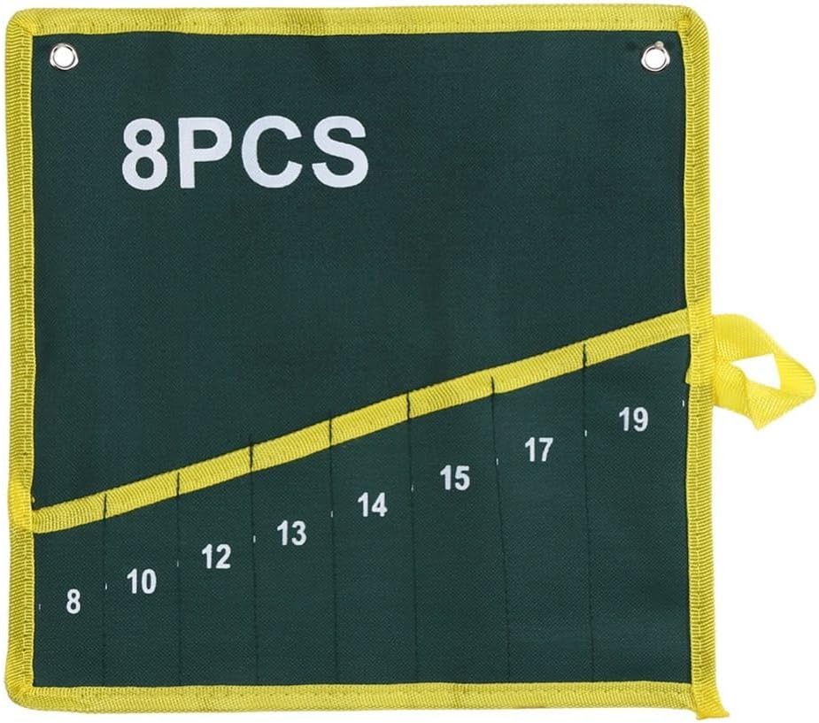 Bolsa herramientas canvas con 8 bolsillos portátil