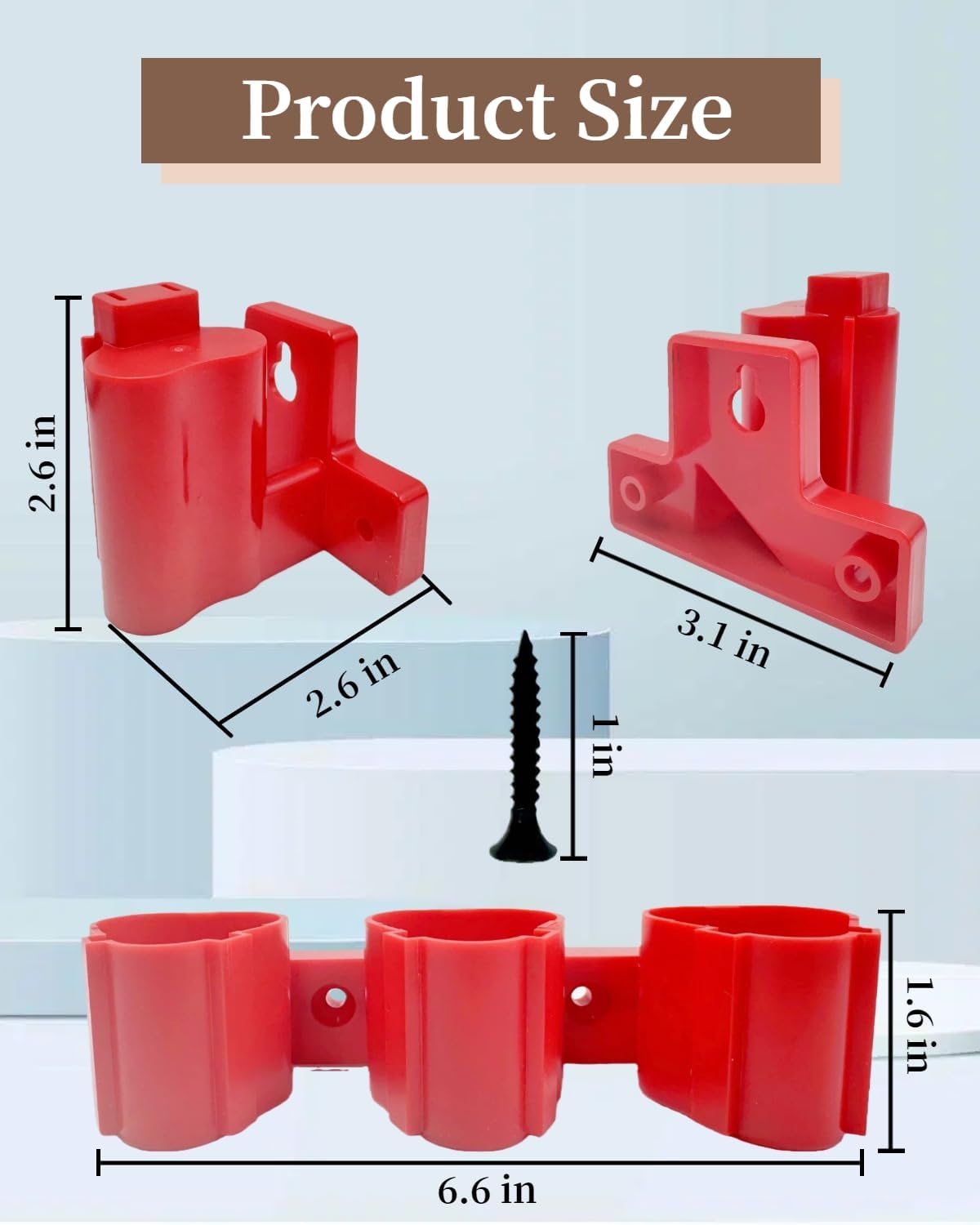 Soportes para herramientas M12 12V y almacenamiento 22 piezas
