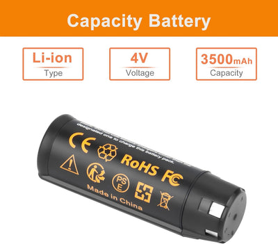 Bateria repuesto 3,5 mAh 4 V comp Ryobi TEK4 AP4001