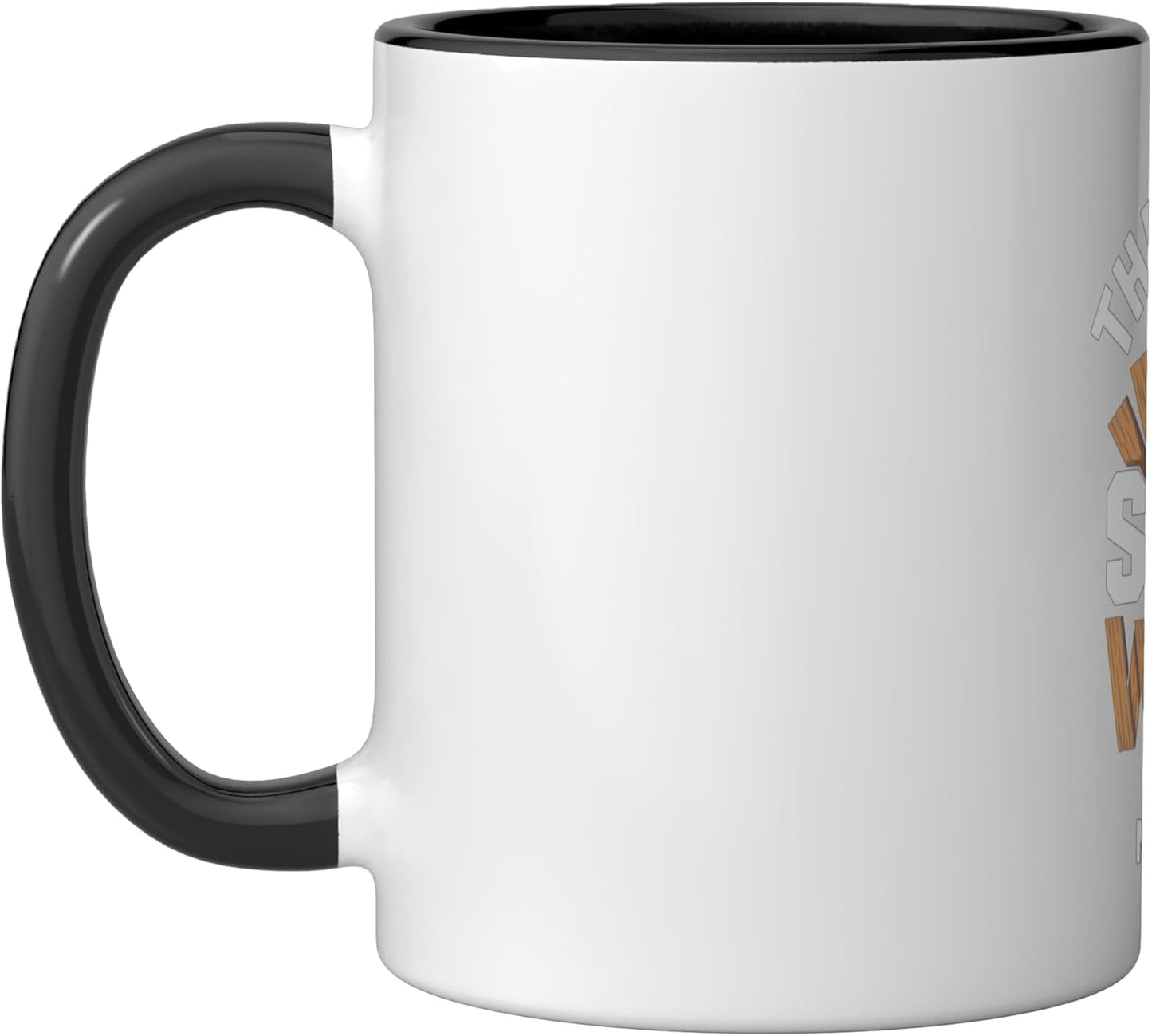 Taza Cerámica Sin Usar Negro/Blanco