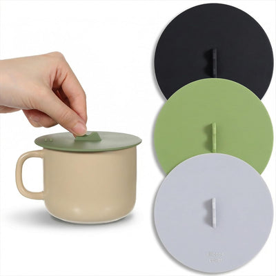 3 fundas silicona tapas herméticas para tazas café té