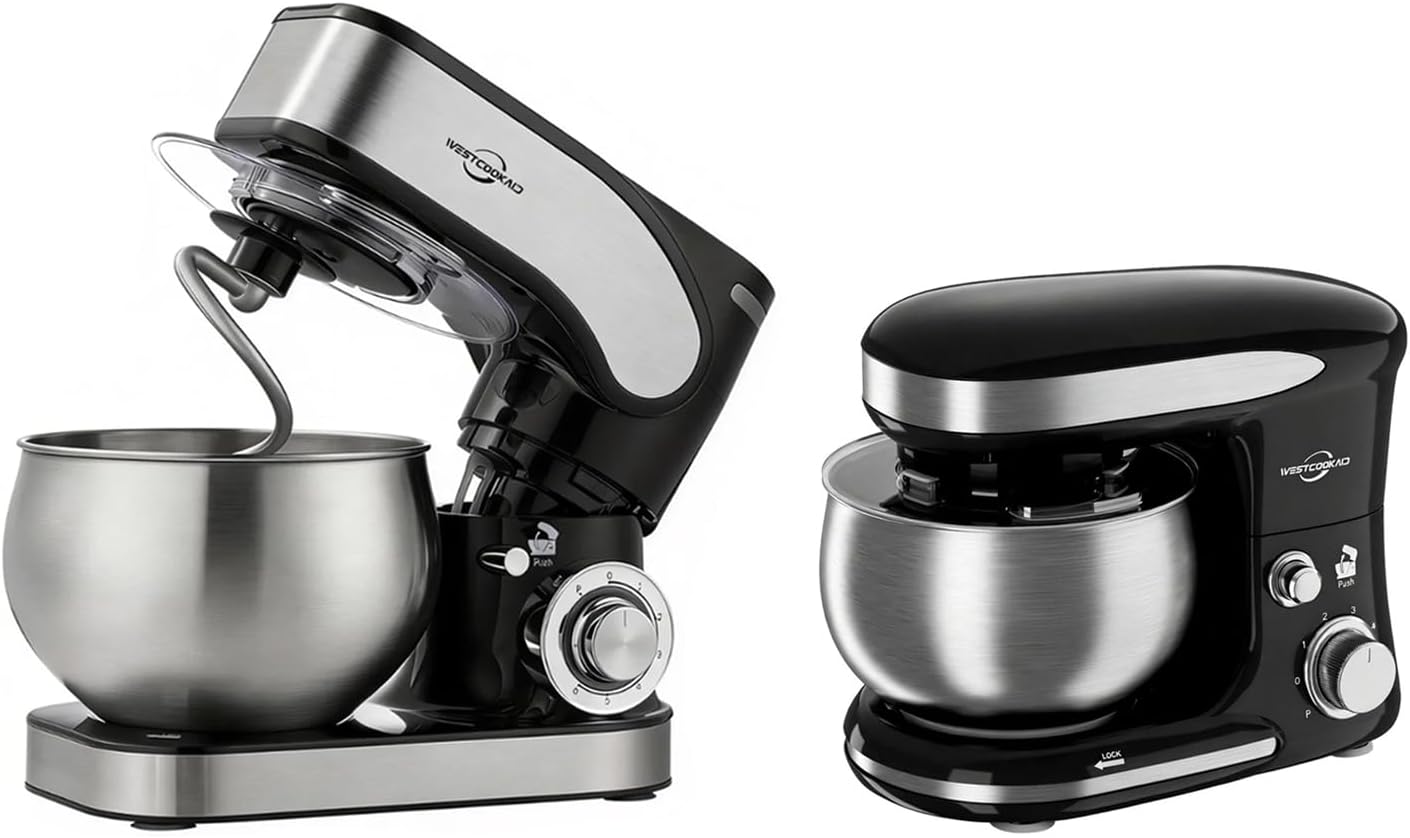 Batidora de pie 3en1 con accesorios para cocina