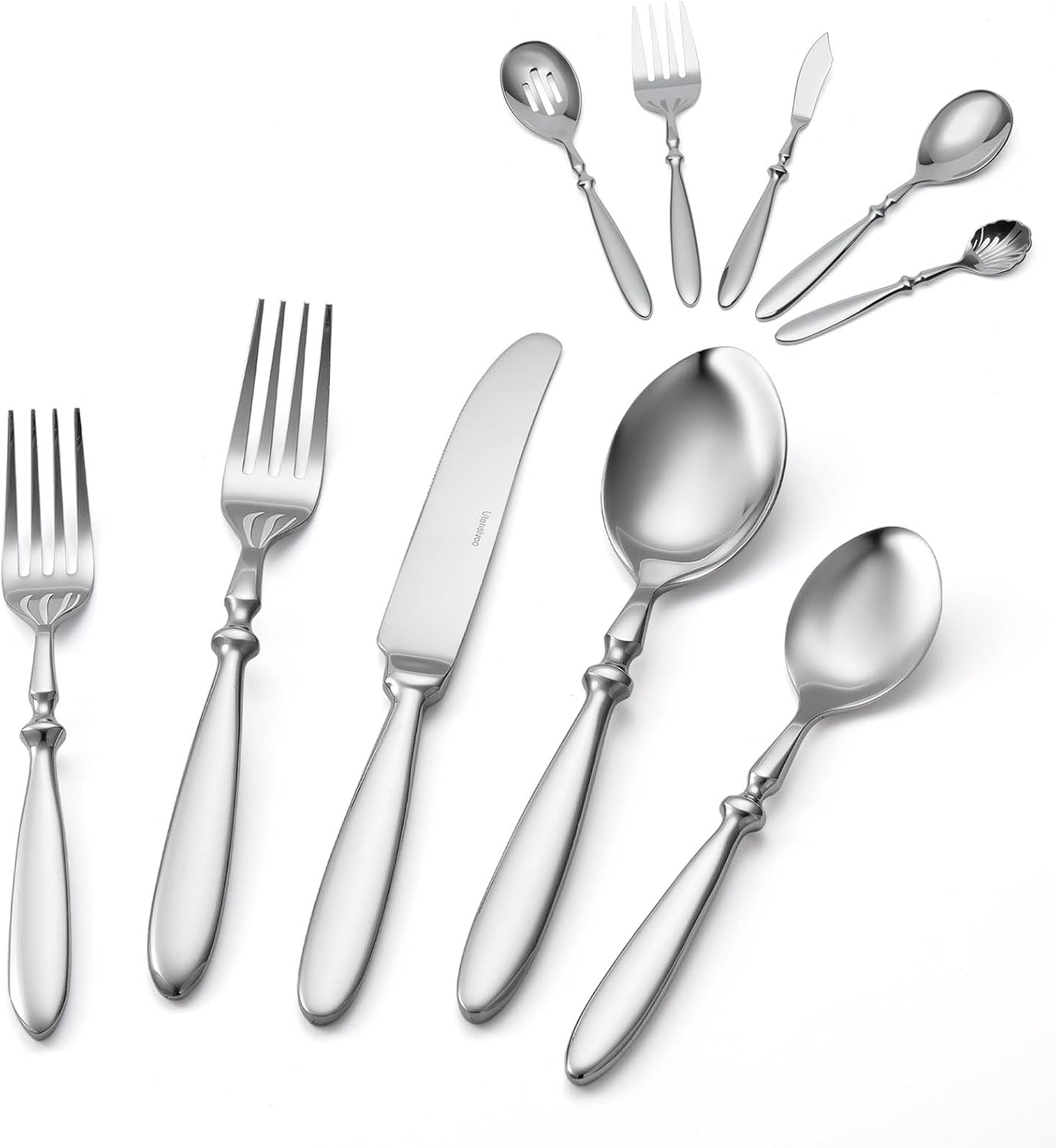 Set 65 Pzas Cubiertos Acero Inox 18/10 para 12