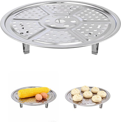 Estante vapor 2 pzas acero inox 8.6pulg para ollas
