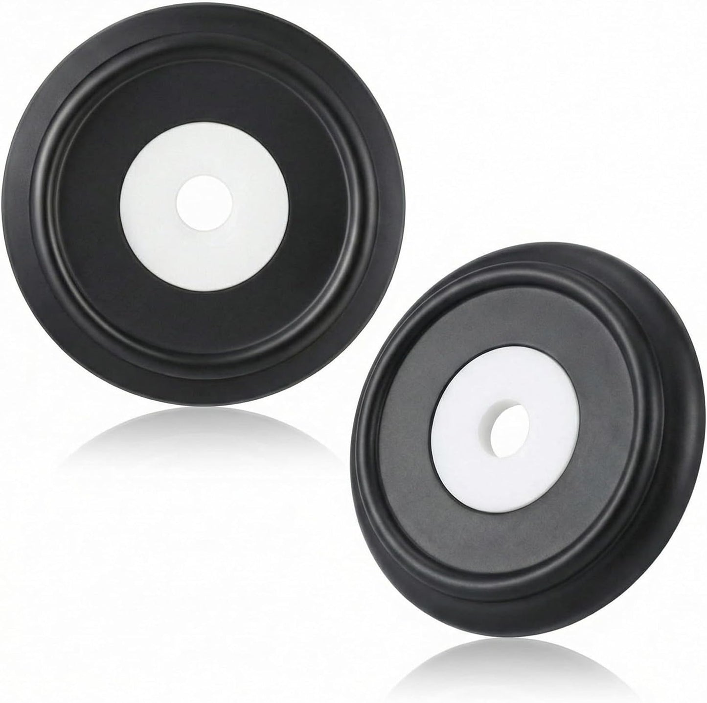 Pack 2 Anillos Metal para Boquilla Bañera Junta Espuma 1-1/2pulg