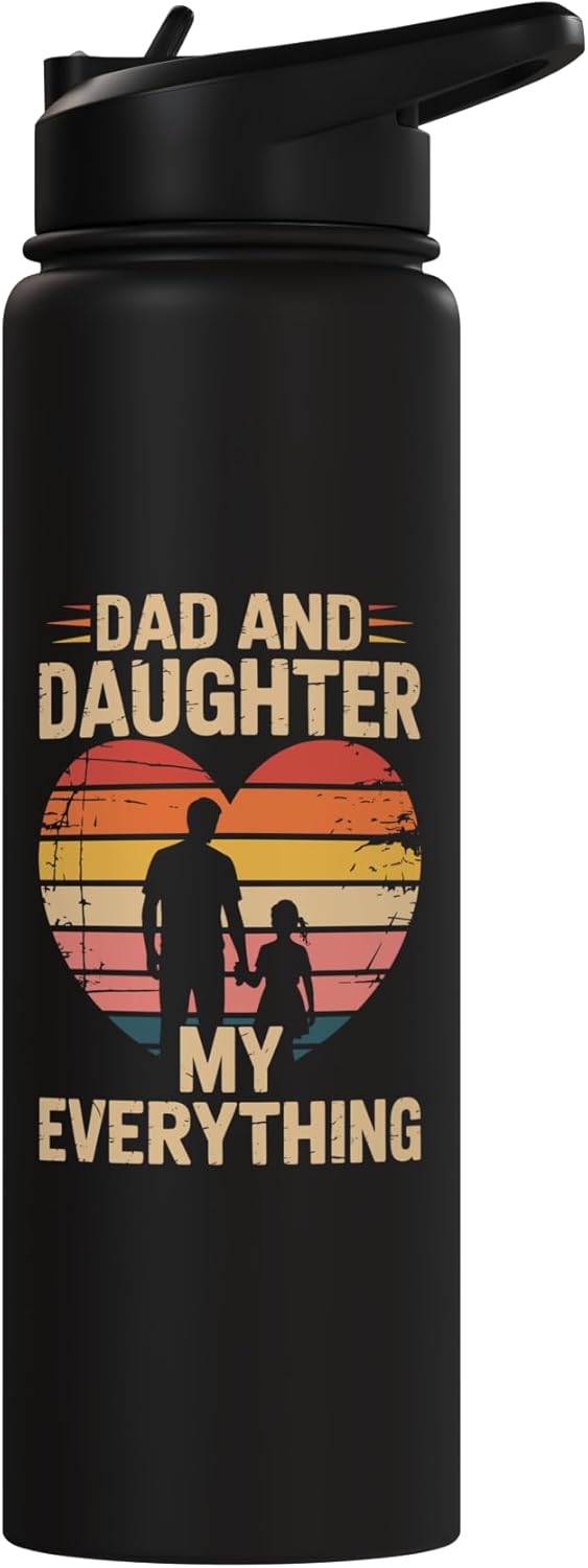 Botella de agua acero inoxidable padre hija sin BPA