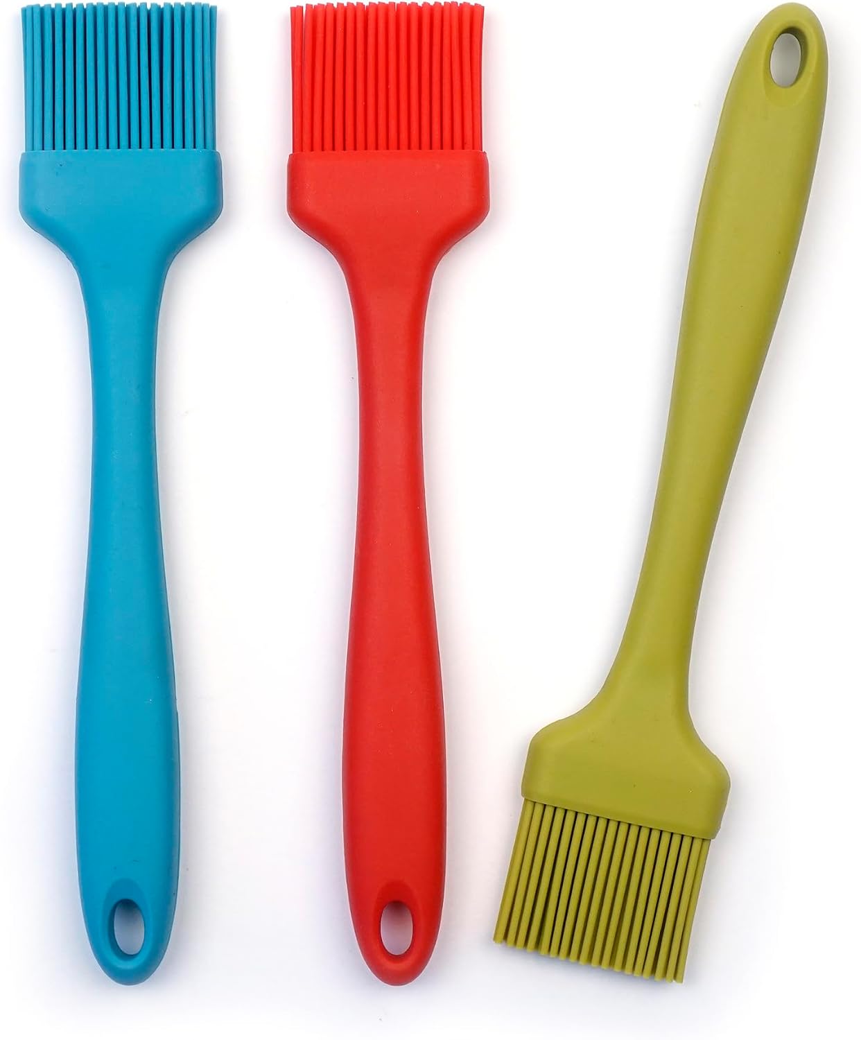 Cepillo silicona para untar 8.75pulg rojo parrilla barbacoa