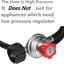 Regulador propano ajustable 5ft 0-20PSI manguera cilindro LP