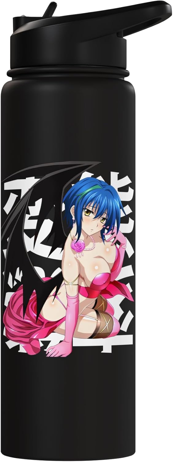 Botella agua acero inox aislada anime waifu