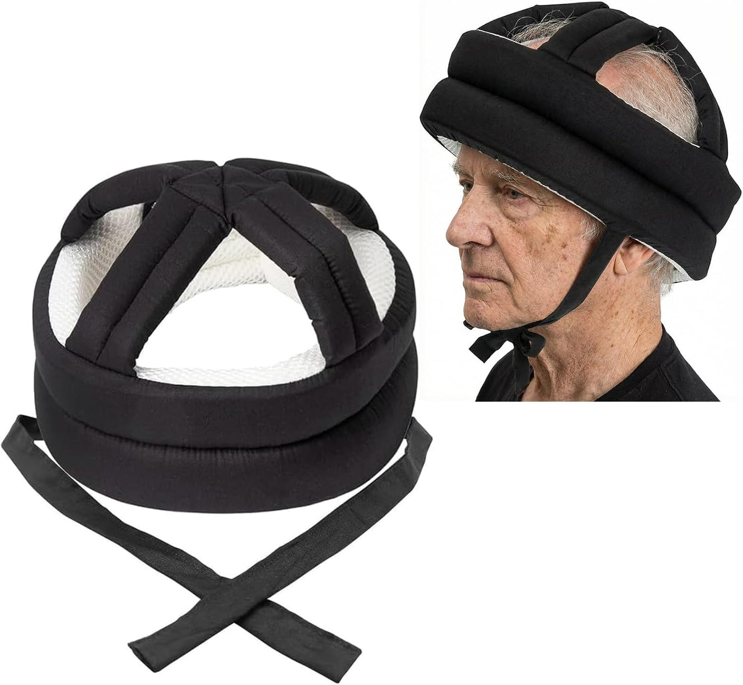 Casco protector para adultos mayores ajustable transpirable