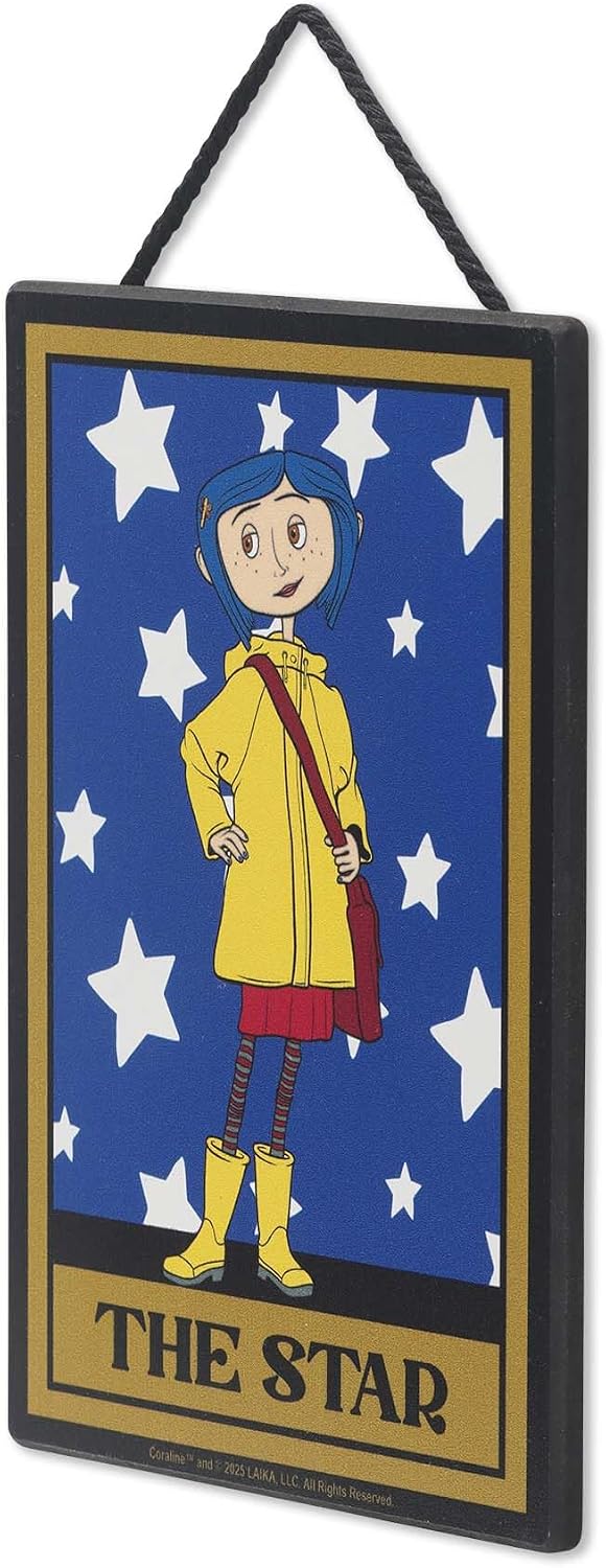 Decoración pared madera colgante Coraline The Star