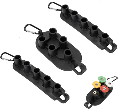 Soporte boquilla lavadora 3 pzas con clip colgante
