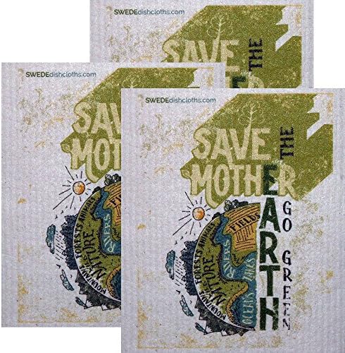 Set 3 paños cocina ecológicos absorbentes