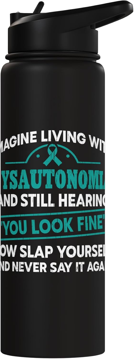 Botella agua térmica acero inox Dysautonomia Warrior