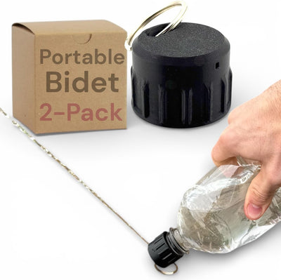 Bidé portátil paquete 2 llavero viaje rociador higiene personal