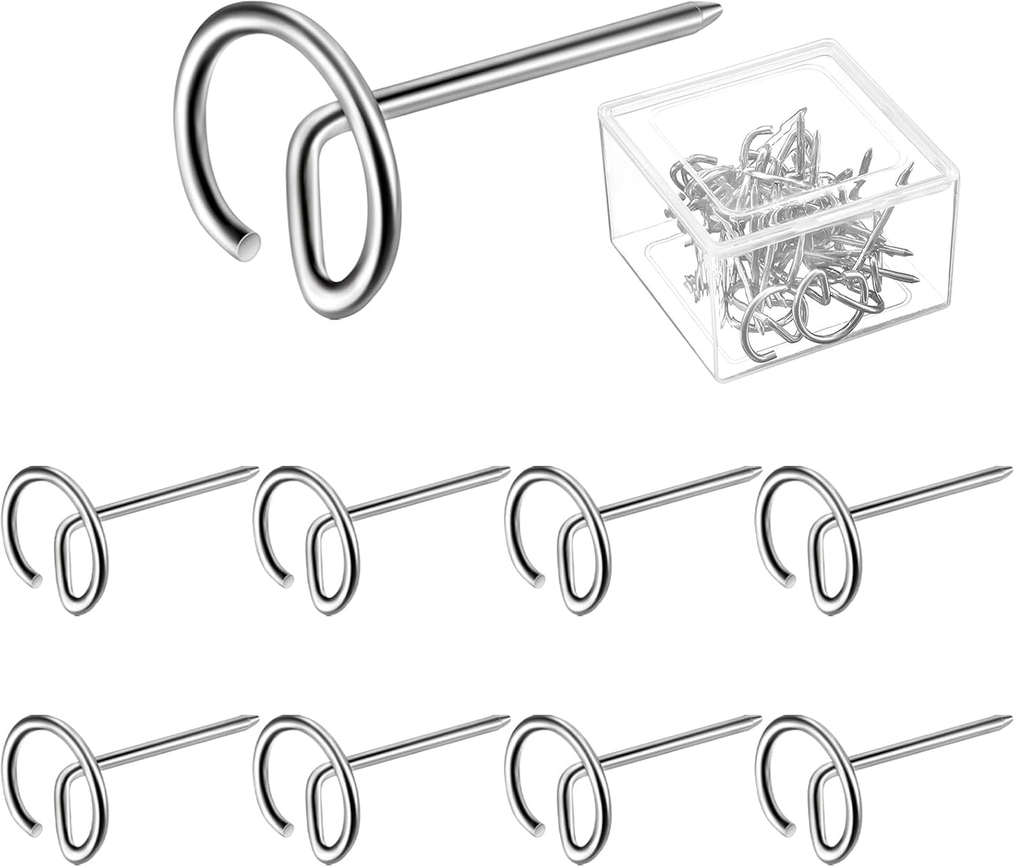 25 Pinchos Acero Inox Redondos para Barbacoa