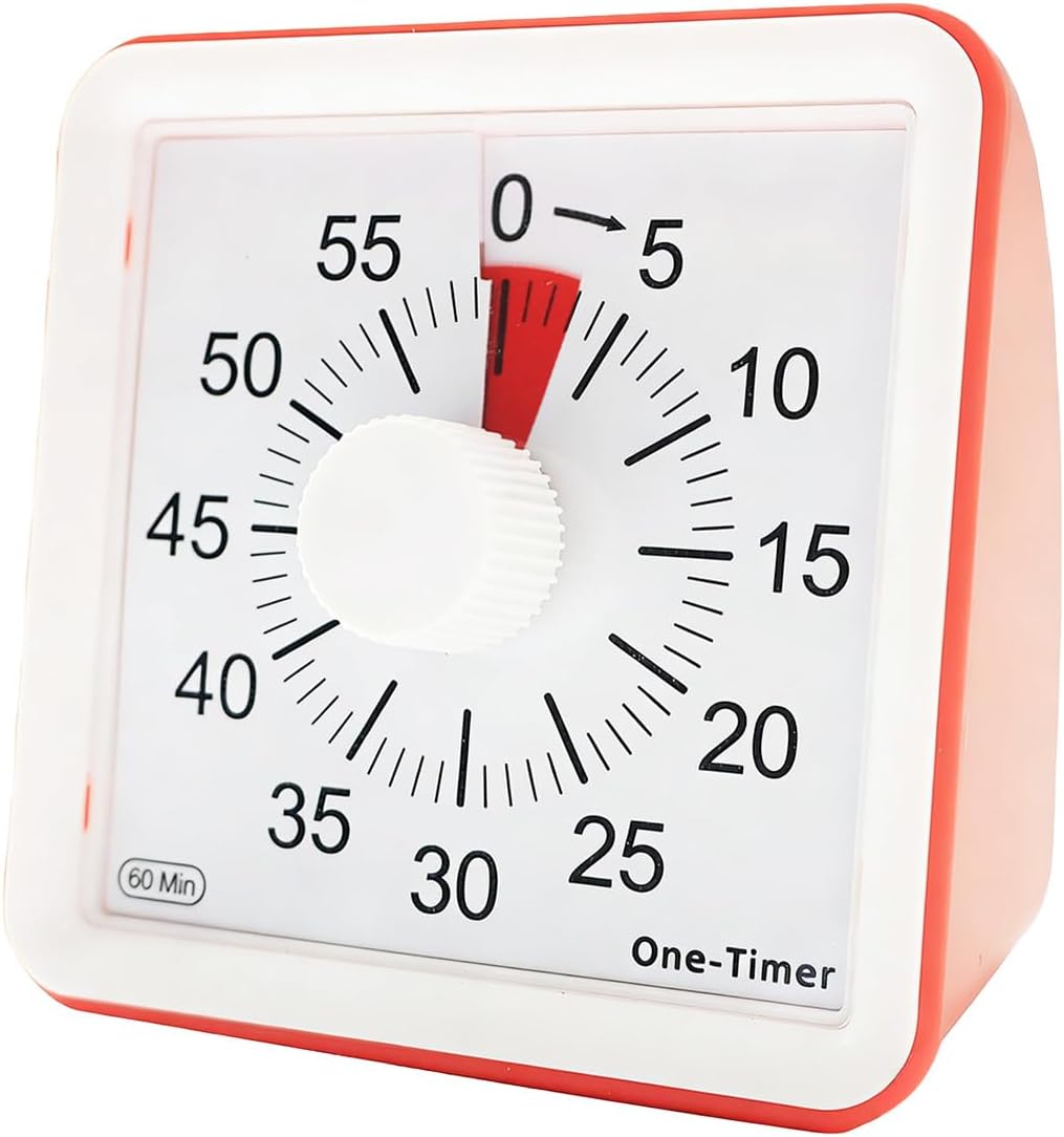 Temporizador visual de cuenta regresiva 60 min para niños y adultos