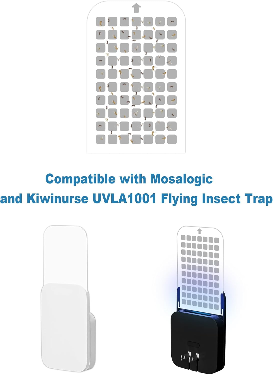 10 Pack Trampas Adhesivas Insectos para Mosalogic Kiwinurse