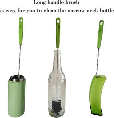 Cepillo largo para botellas tazas y picadora de carne 16pulg