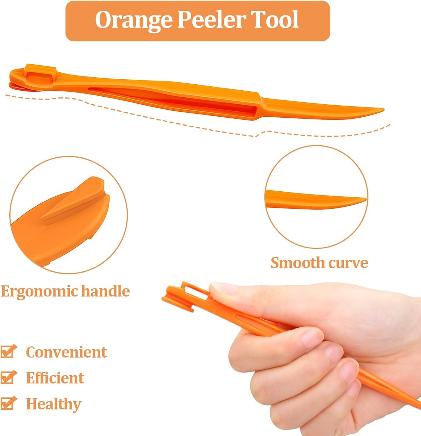 10 Pzas Herramientas Pelar Naranja Limón Cortador Cáscara