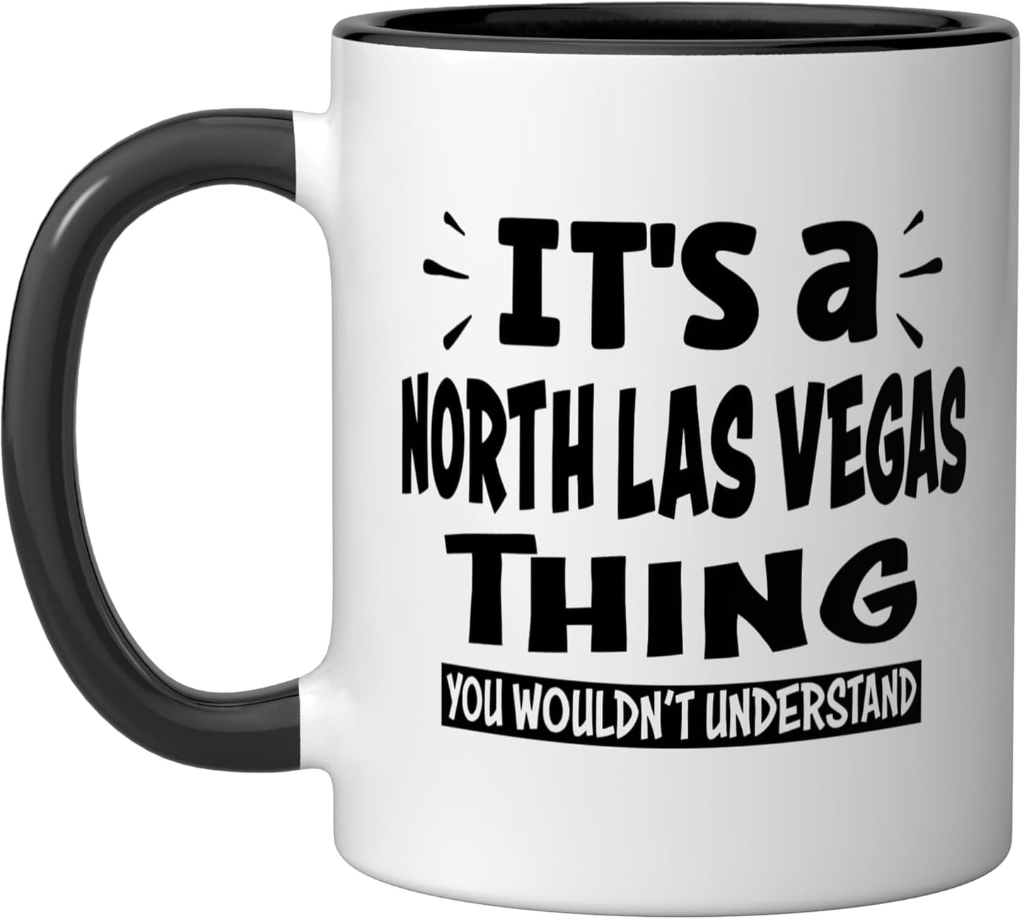 Taza cerámica North Las Vegas Lovers Thing You Wouldn't Understand Negro/Blanco