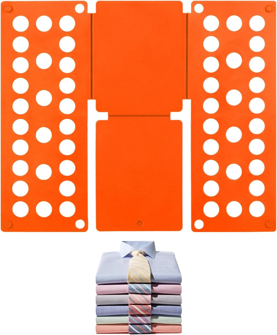 Tabla plegable para camisas naranja