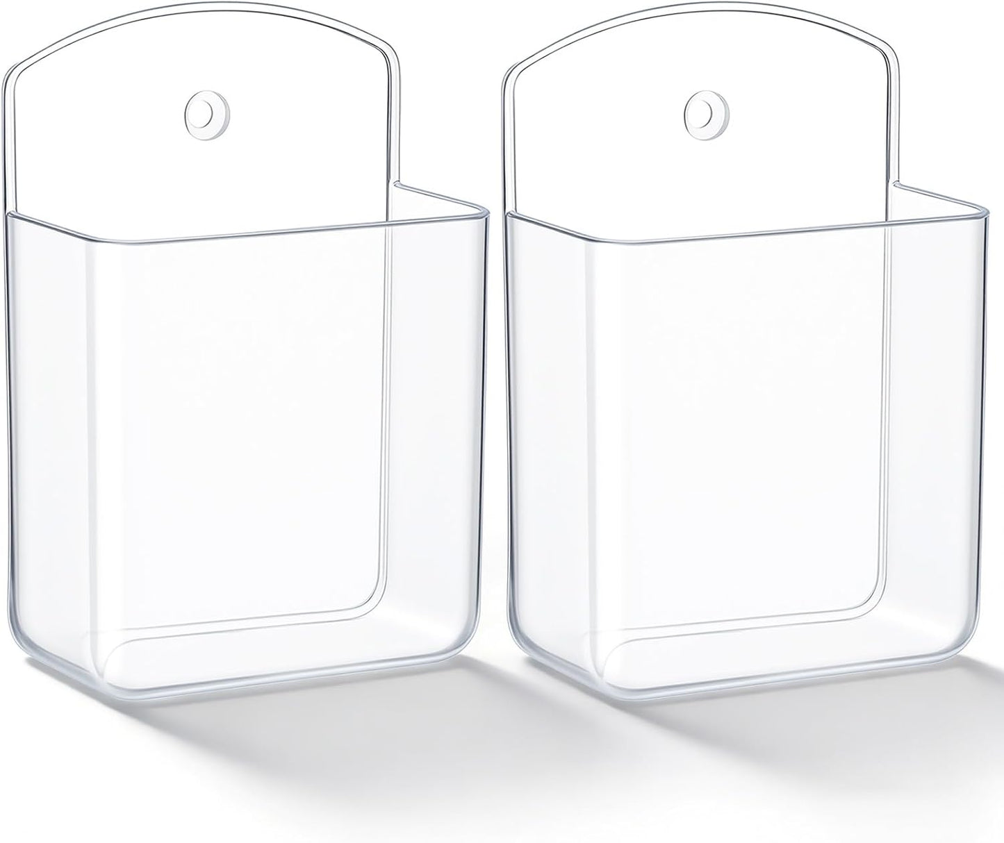 Pack 2 Soportes Pared Control Remoto TV Transparente No Perfora