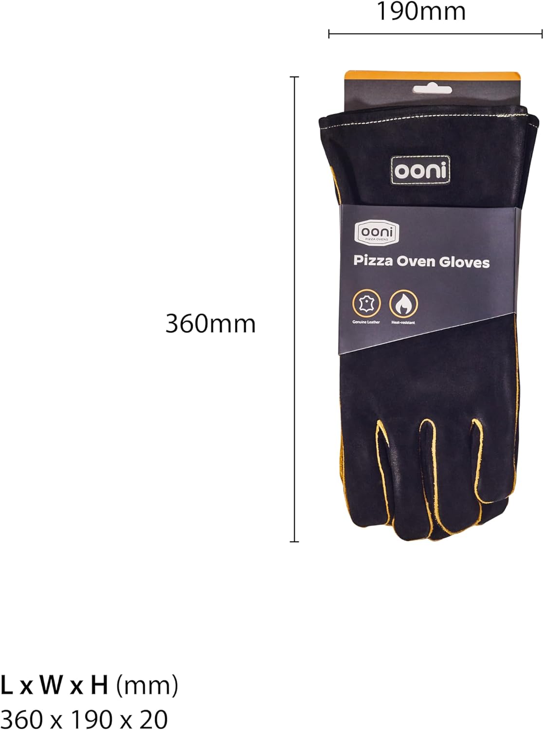 Guantes parrilla Ooni resistentes al calor