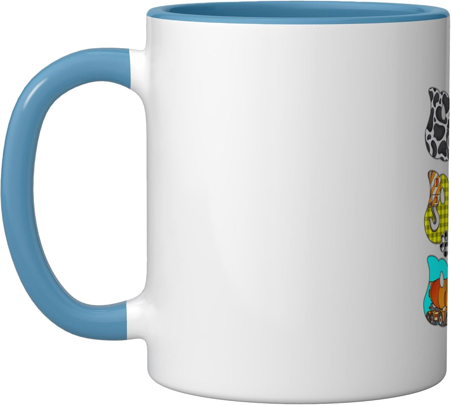 Taza Cerámica para Padre Día del Padre Con Vehículo Colorido