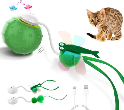 Juguete gato movimiento automático libélula sonido chirriante