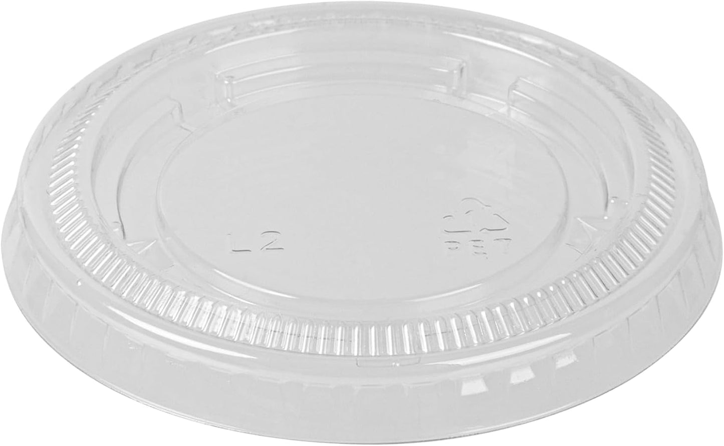 Tapas plástico para tazas PET 2.64" 2000uds resistente reciclables
