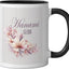 Taza Cerámica Hanami Kyoto Negro/Blanco