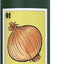 Botella de agua aislada de acero inoxidable con diseño de cebolla mexicana