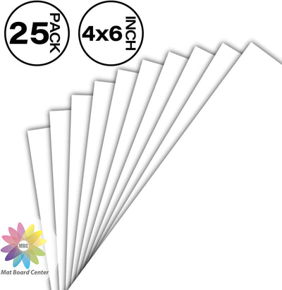 Tableros respaldo blanco 4x6pulg 4capas pack 25