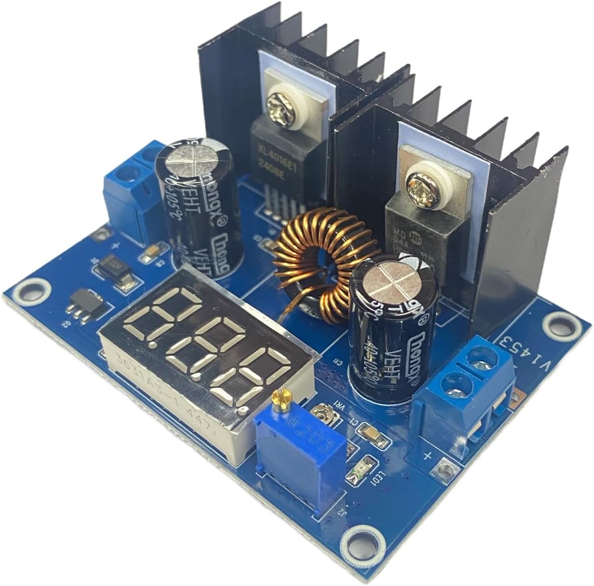 2 Convertidores XL4016 DC-DC Ajustable 5-24V 8A Bricolaje