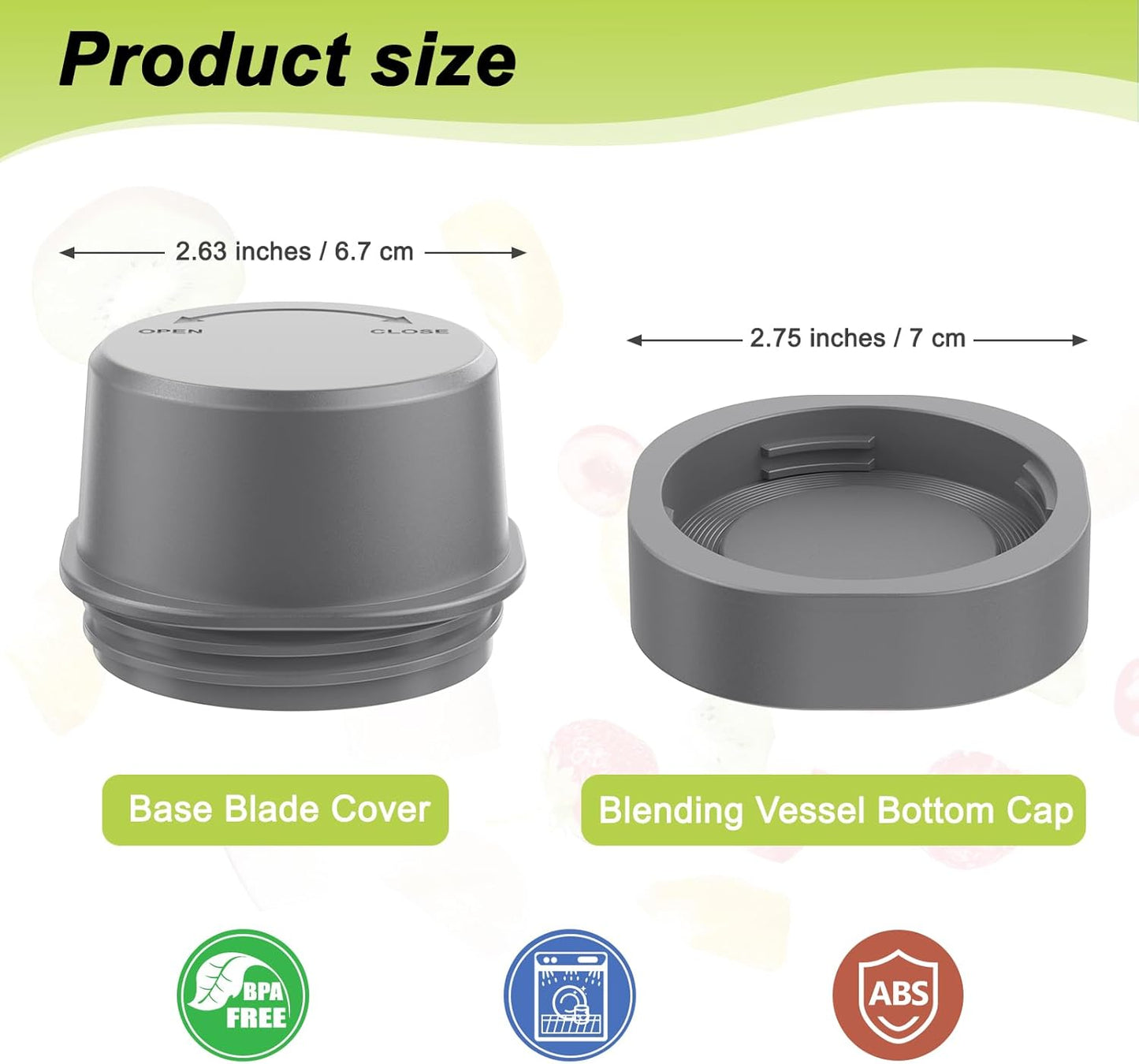 Kit cubiertas recipiente comp Ninja BC150/BC100 gris