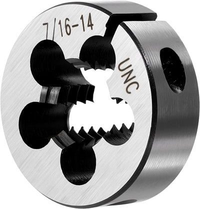 Troquel rosca UNC 7/16-14 acero aleación cortar ajustable