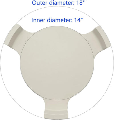 Placa cerámica para BGE Kamado Char-Griller 18pulg