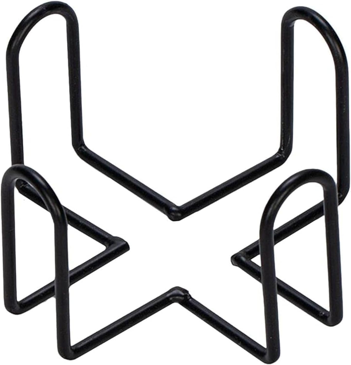 Soporte hierro negro para posavasos 4.4x4.4pulg