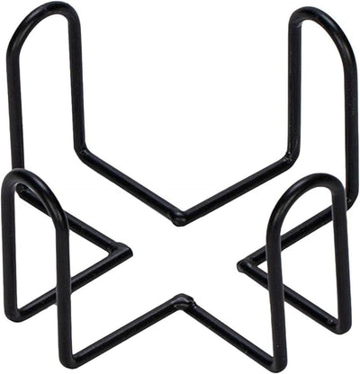 Soporte hierro negro para posavasos 4.4x4.4pulg