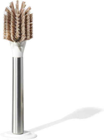 Cepillo iónico platos acero inox cabezal reemplazable plateado
