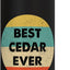 Botella de agua aislada de acero inoxidable Cedar Name