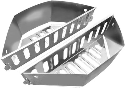 Cesta carbón acero inox para parrilla 22pulg resistente