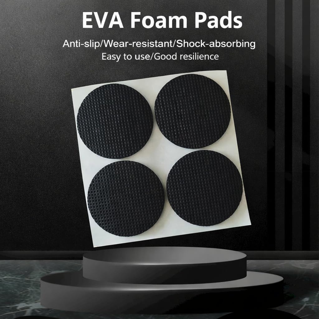 Protectores suelo EVA antiderrap 20mm negro 16pzas
