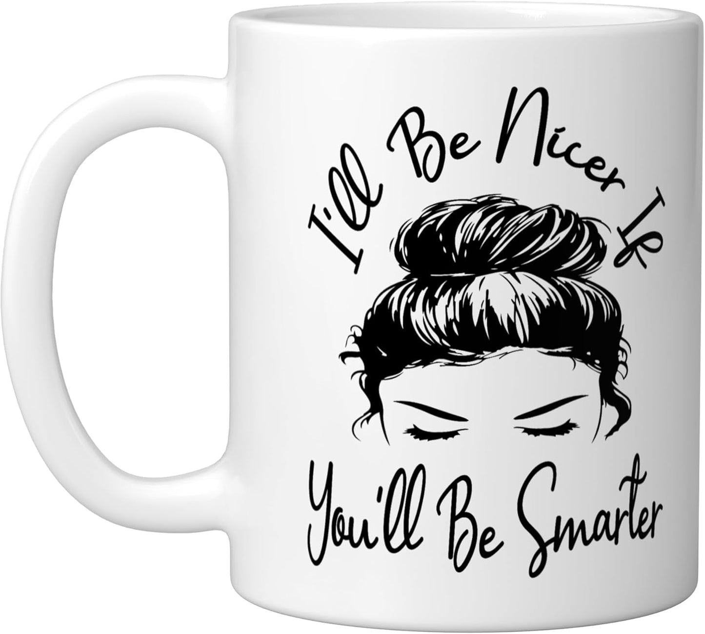 Taza Cerámica Humor Sarcastico Blanco