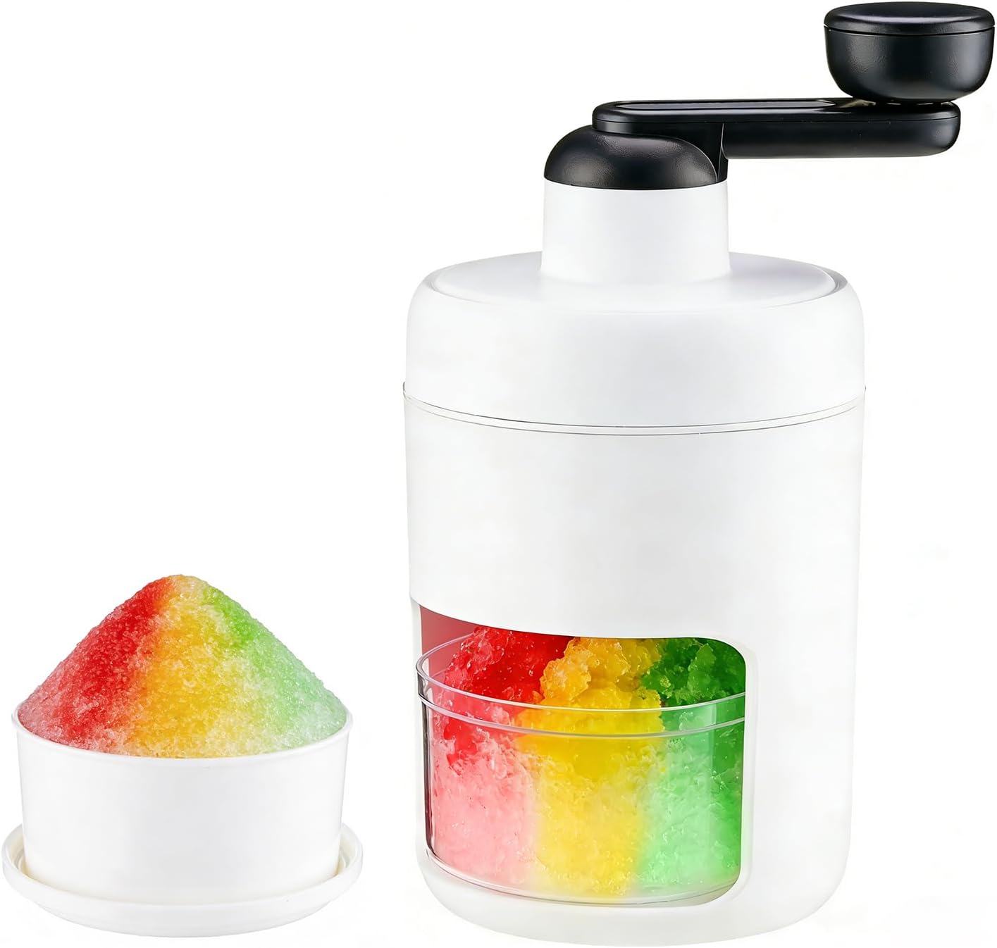 Máquina afeitar hielo portátil sin BPA con tazas molde