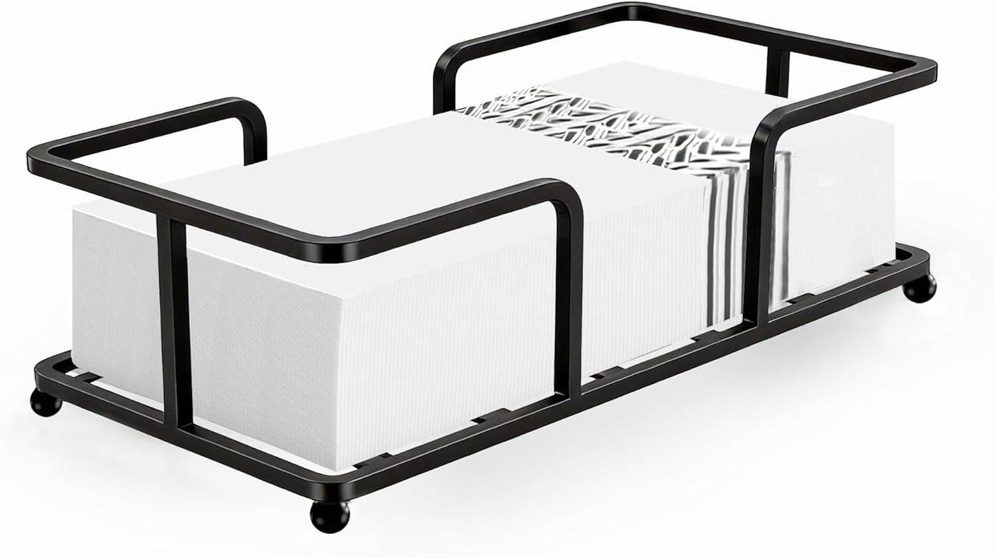Toallero de papel para baño y cocina negro